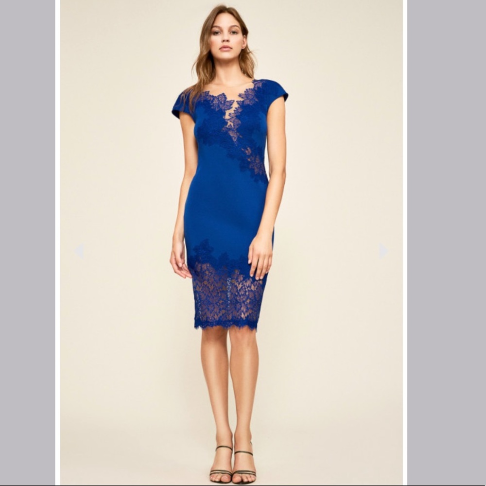 Adelia Lace Motif Neoprene Dress